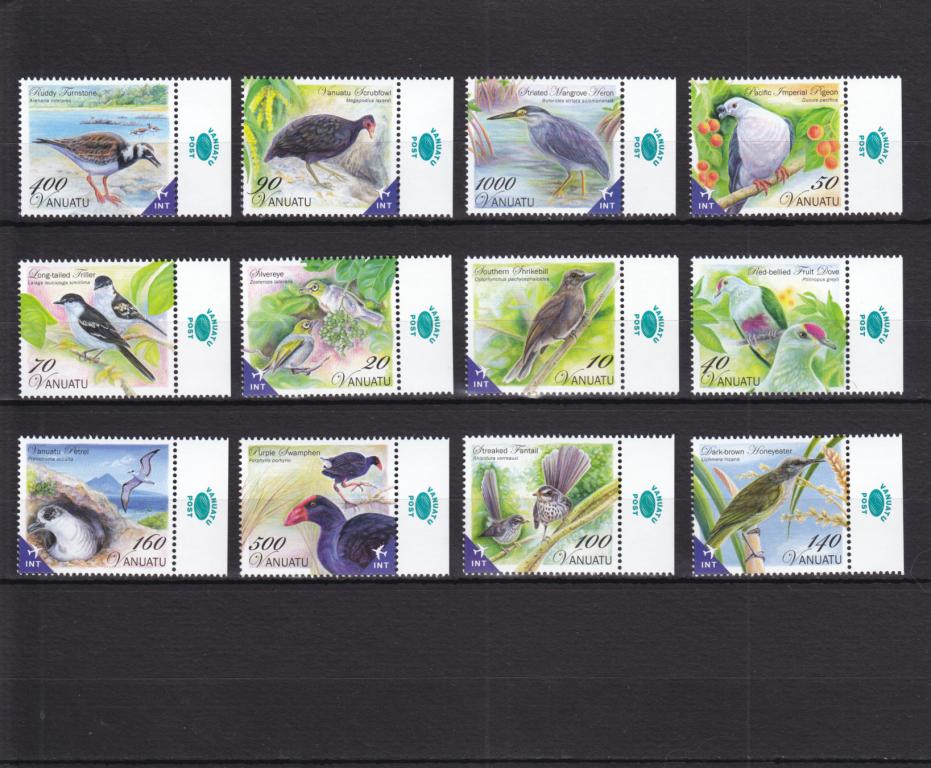 VANUATU  ВАНУАТУ   Фауна  Птицы  Серия  1464-75   Сост**
