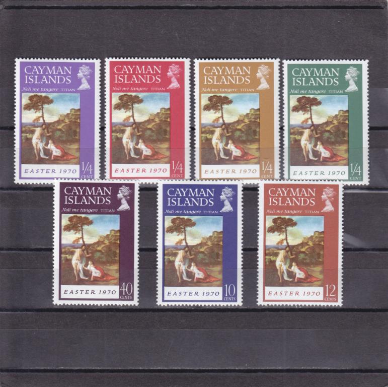 CAYMAN ISLANDS   Рождество  1970  Серия  Сост**