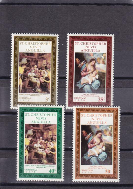 ST.CHRISTOPHER  Рождество  1970 Живопись  Серия  Сост**