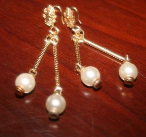 серьги сережки винтаж привезены 50 лет назад 