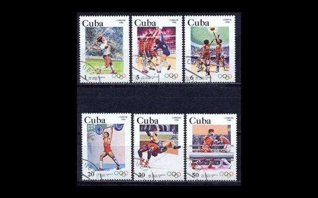 Куба 1983 Mi 2716-21 Олимпийские игры CTO 044/540