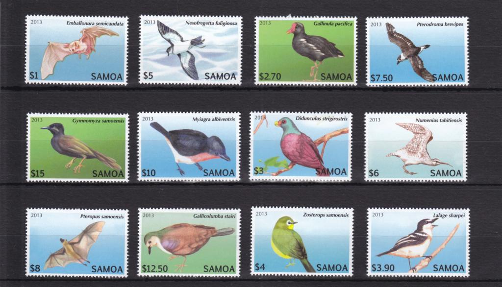 SAMOA  САМОА  Фауна Птицы  Серия № 1105-16   Сост**