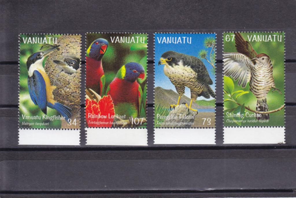 VANUATU  ВАНУАТУ   Фауна  Птицы   Серия № 1081-84   Сост**