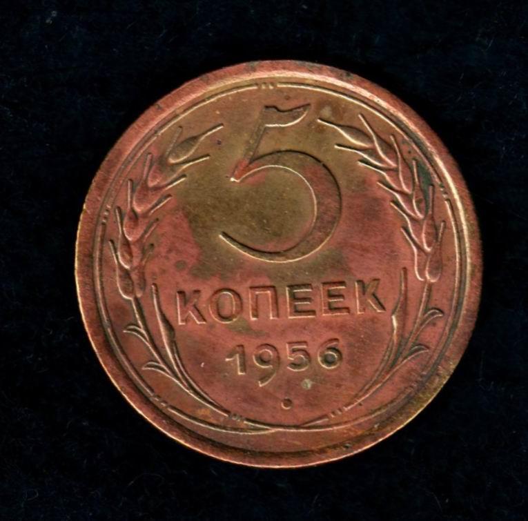 5 копеек 1956 год. (3531)