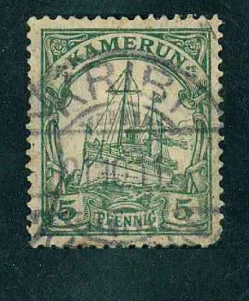 Aфpикa Ноhеnzоllеrn кoлoния KАМЕRUN 5рfg 1908-2