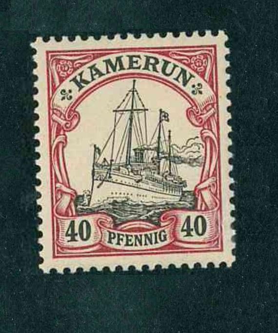 Aфpикa Ноhеnzоllеrn кoлoния KАМЕRUN 40рfg* 1900