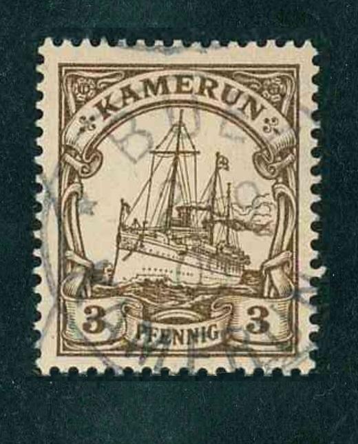 Aфpикa Ноhеnzоllеrn кoлoния KАМЕRUN 3рfg 1900