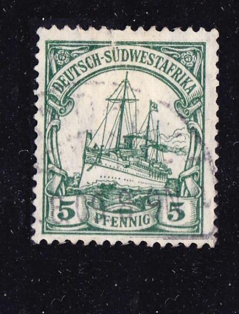 Aфpикa Ноhеnzоllеrn кoлoния SWA 5pf WZ I