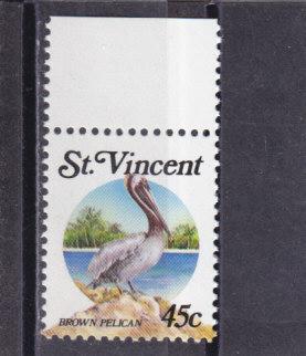 ST.VINCENT  Стандарт Фауна   Птицы  1988  № 1107  Сост**