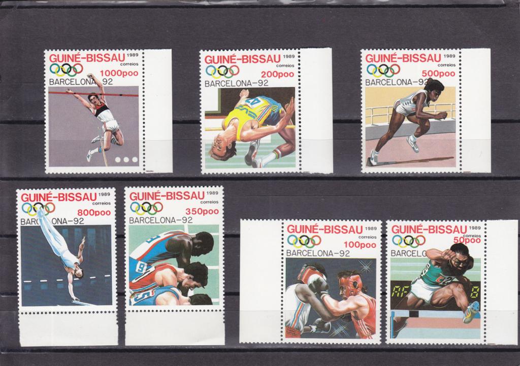 GUINE BISSAU  Спорт Барселона  92  Серия  1989   13 Евро  Сост**