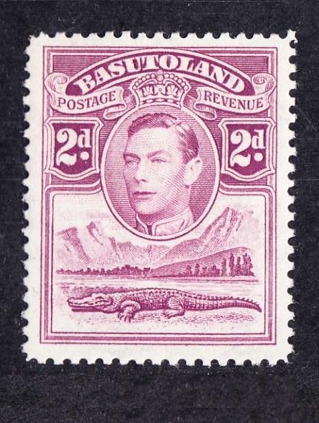 британская Африка KGVI колония BАSUTOLAND 2d*
