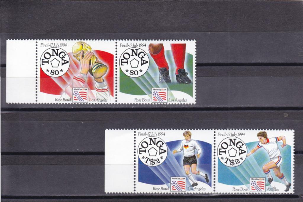 TONGA  ТОНГА  Спорт Футбол Лос Анджелес 94  Пары  1994  Сост**