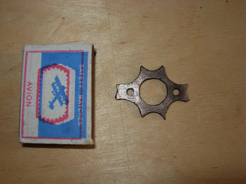 накладка на замок под ключ старинная бронза 2 