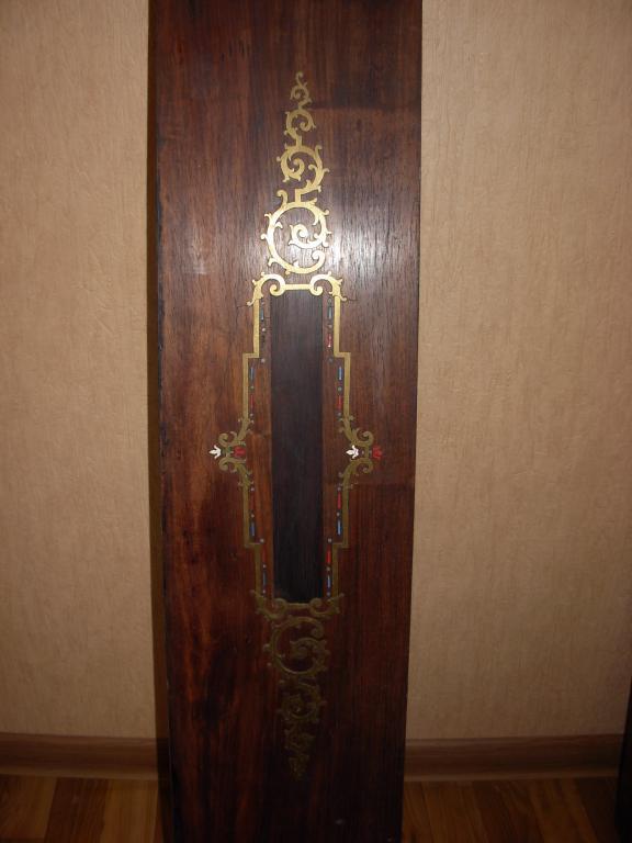 Панель старинная с инкрустацией дерево орех мебель 
