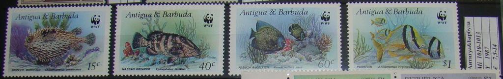 Антигуа и Барбуда 1987 пс MNH