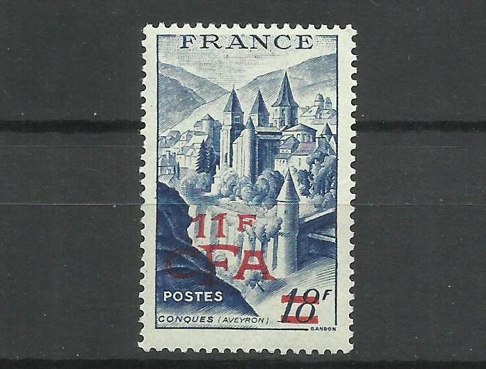 Реюньон 1949 г. Ивер 305 * кат. 8,80 евро