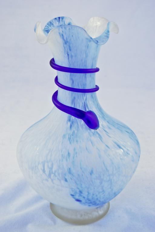 Ваза из цветного стекла «Serpentello». Европа.  Арт. 700103