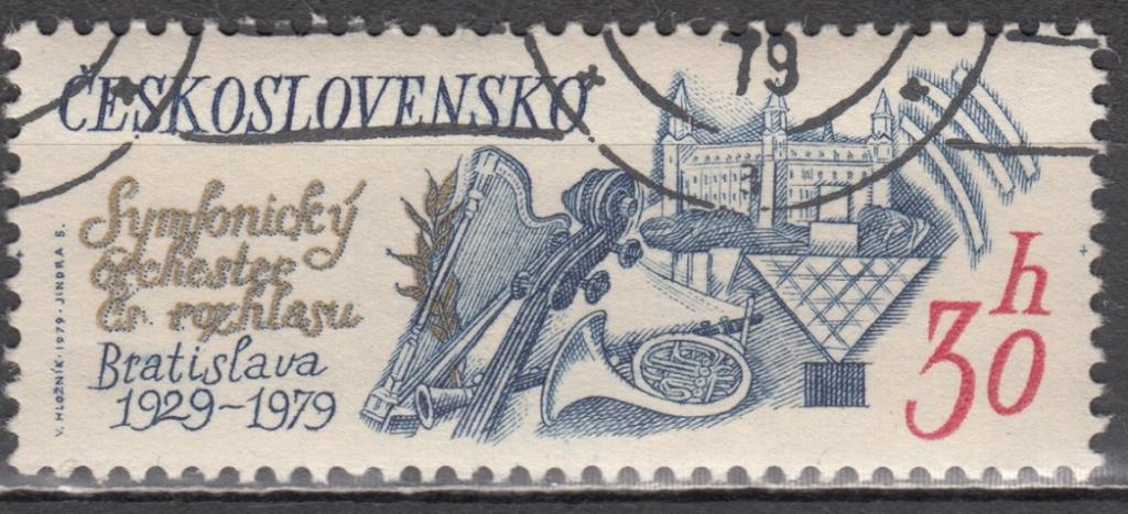 Чехословакия 1979 50 лет симфоническому оркестру Братиславы Mi2501