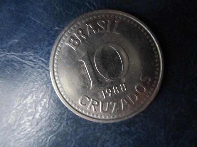 бразилия 10 крузадо 1988