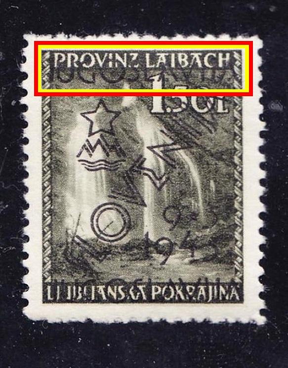 WWII 1945 локал выпуск LUBLIANA (Словения) 1L50**