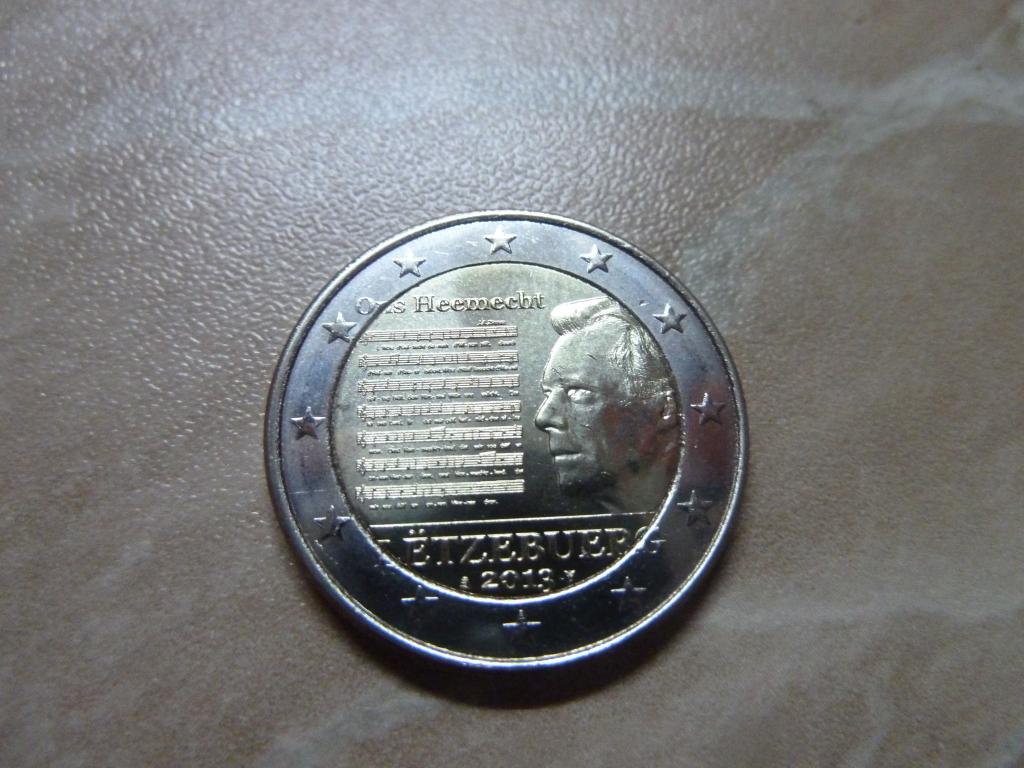 Люксембург 2 евро 2013 Национальный гимн