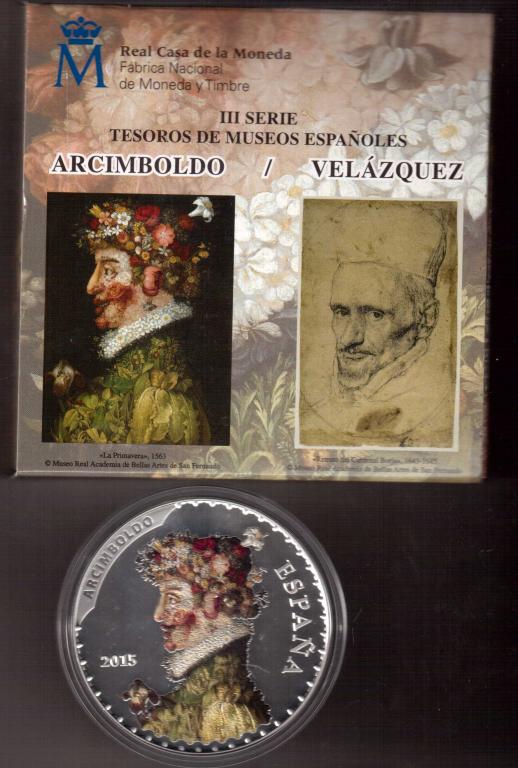 50 Евро Испания 2015 Сокровища испанских музеев Веласкес