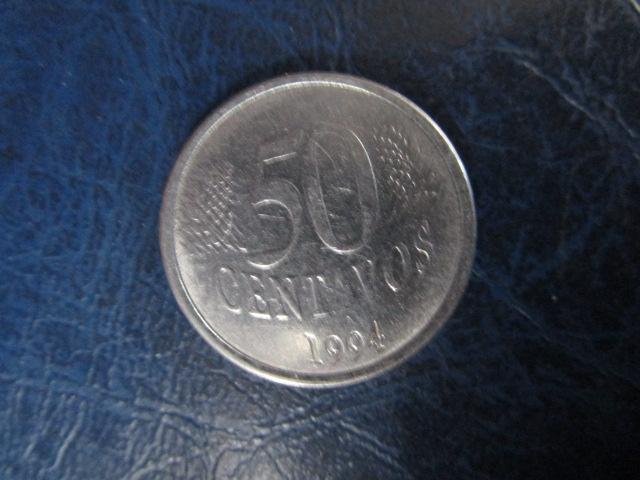 бразилия 50 сентавос 1994
