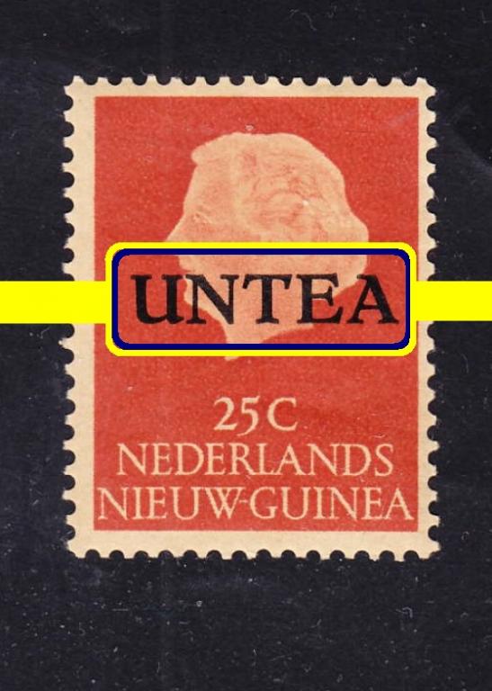 Aзия пoлиция OOН UNTEA зaпaднaя Нoвaя Гвинeя 25c**-II