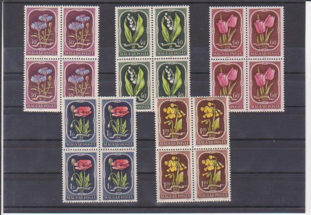 1951г. Венгрия. Флора. Металлография.9.5евро х 6