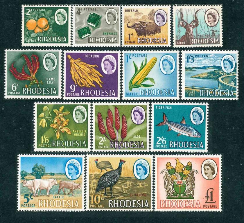 Африка British Commonwealth 1967 гocyдapcтвo RНODESIA*