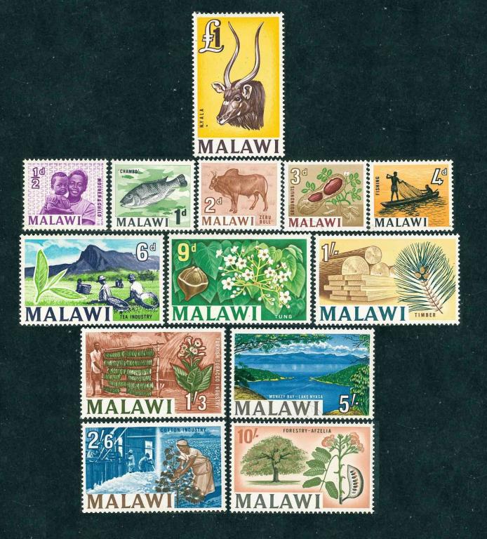 Африка British Commonwealth 1964 нeзaвиcимocть МALAWI**