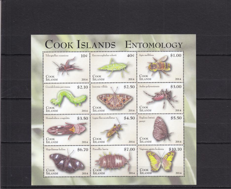 COOK ISLANDS  Насекомые    Лист  Сост**