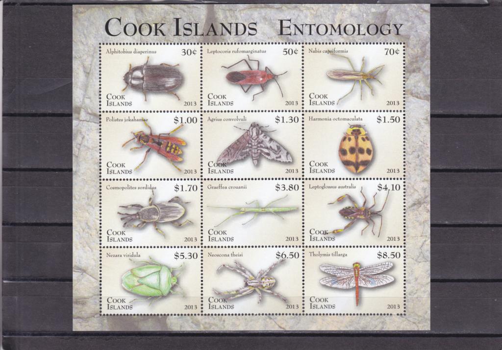 COOK ISLANDS   Насекомые  Лист  Сост**