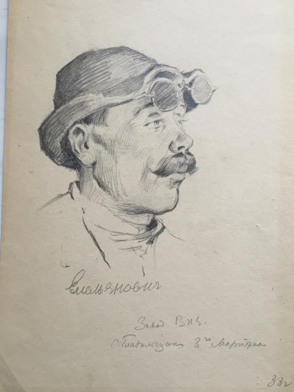 Яковлев Б.Н. (1890-1972) Плавильщик третьего мартена Емельянович