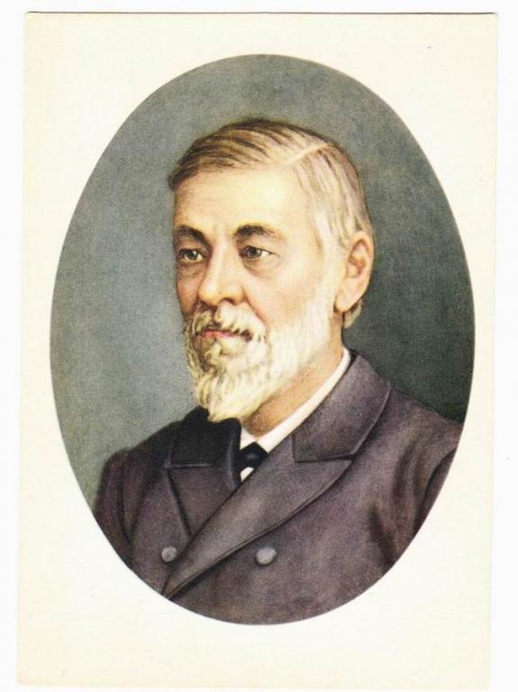 Живопись. Картина. Сеченов. Художник Алемасов. Открытка 1957 год. (Альбом №4)