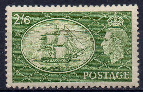 Великобритания 1951 Парусник "Victory" ** 6 Евро