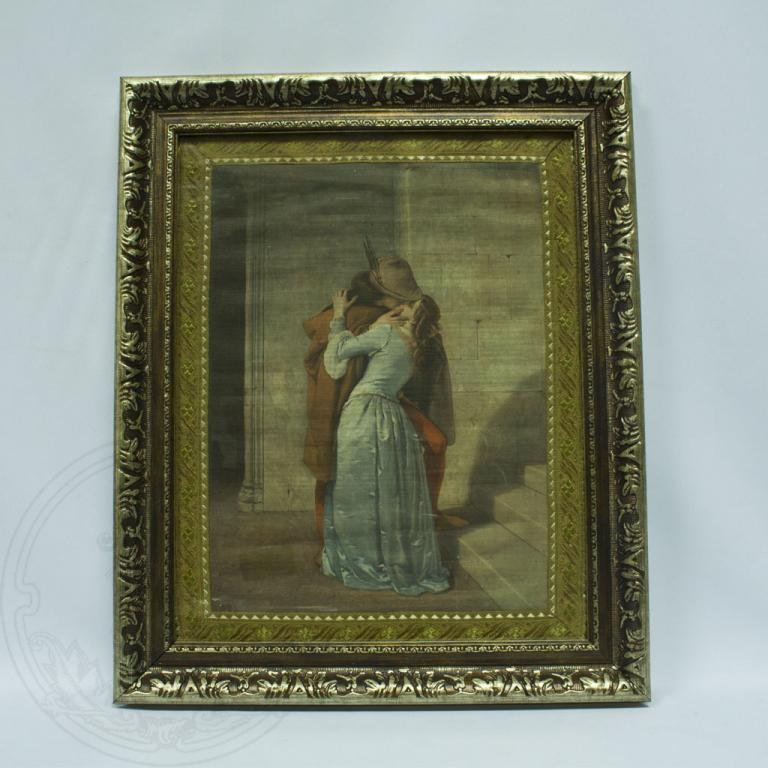 Гобелен "Влюбленная пара", 42 х 35,5 см.