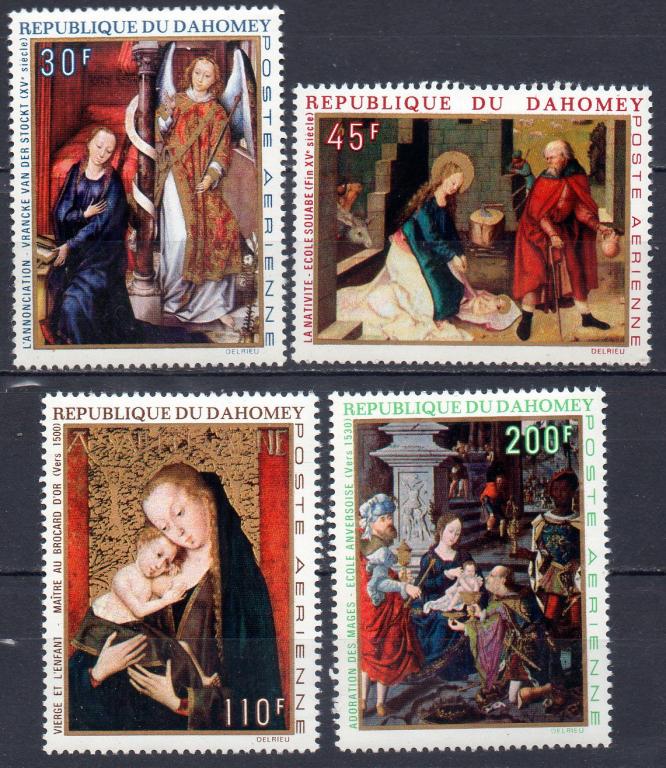 Дагомея 1969 Живопись XV, XVI вв.**