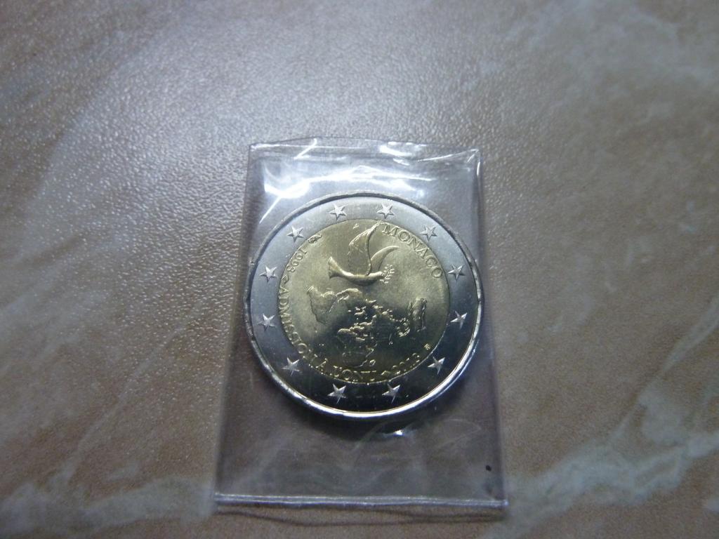 Монако 2 евро 2013, 20 лет Монако в ООН