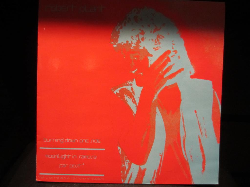 Пластинка Led Zeppelin Robert Plant Burning Down One Side 1982 UK original