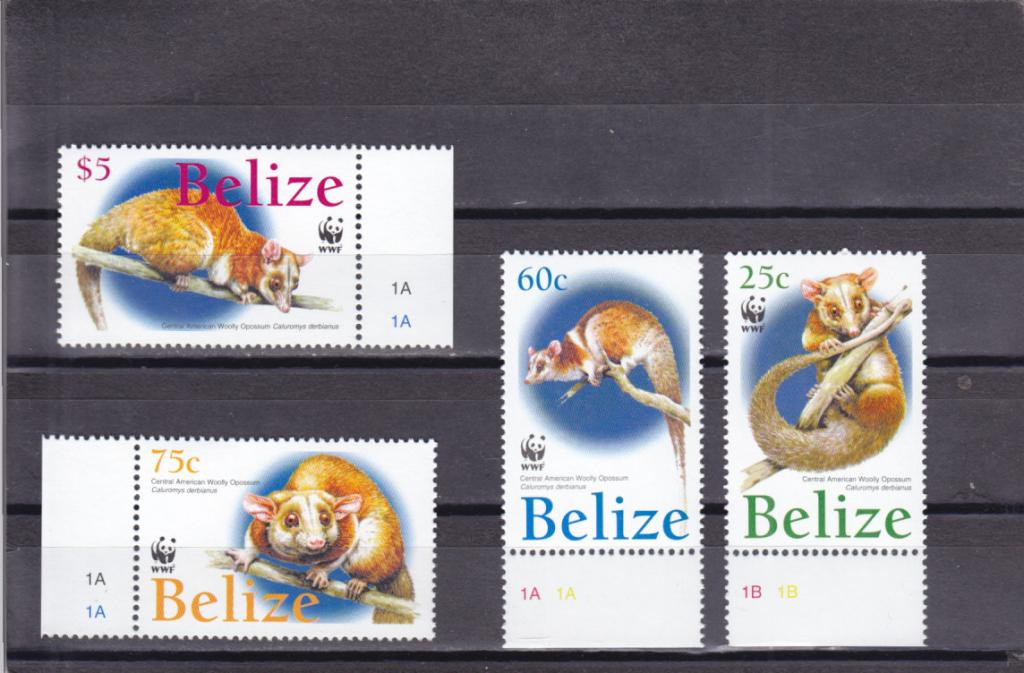 BELIZE  БЕЛИЗ  Фауна  Серия  WWF    Сост**