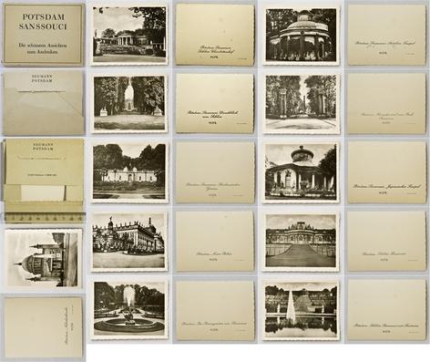 12 оригинальных фотографий "POTSDAM SANSSOUCI"