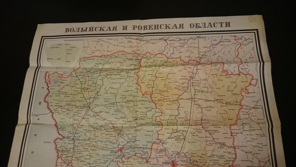 Карта волынская обл