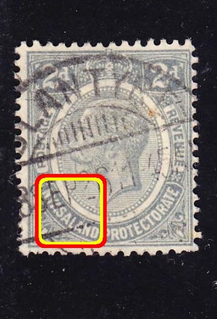 бpитaнcкaя Aфpикa KGV пpoтeктopaт NYASALAND 2d