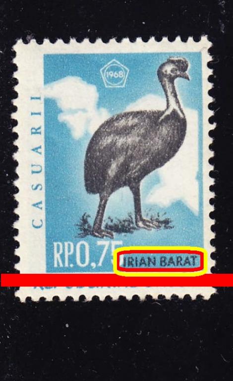 Азия (Западный Тимор) IRIAN BARAT 1968 0.75*