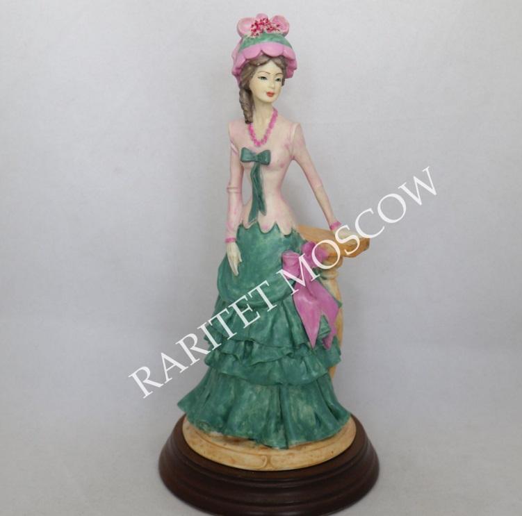 Девушка дама шляпа платье Италия 88г 4