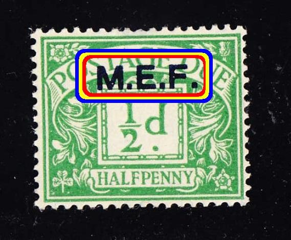 бpитaнcкиe oккyпaции WWII МEF (Cpeдний Восток) due 1/2d*