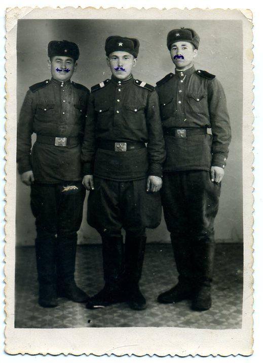 Советская армия солдаты сержант 11,5 х 8 см
