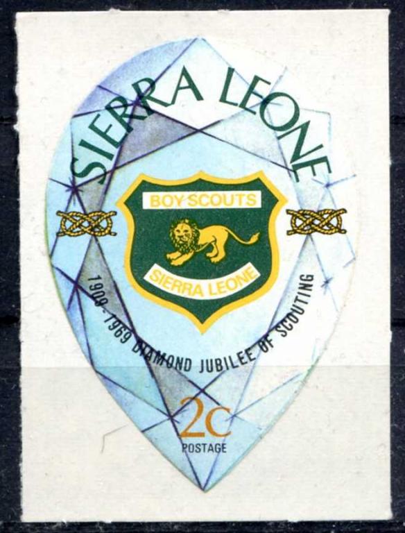Сьерра-Леоне 1969 60-летие бой-скаутов в Сьерра-Леоне ** MNH