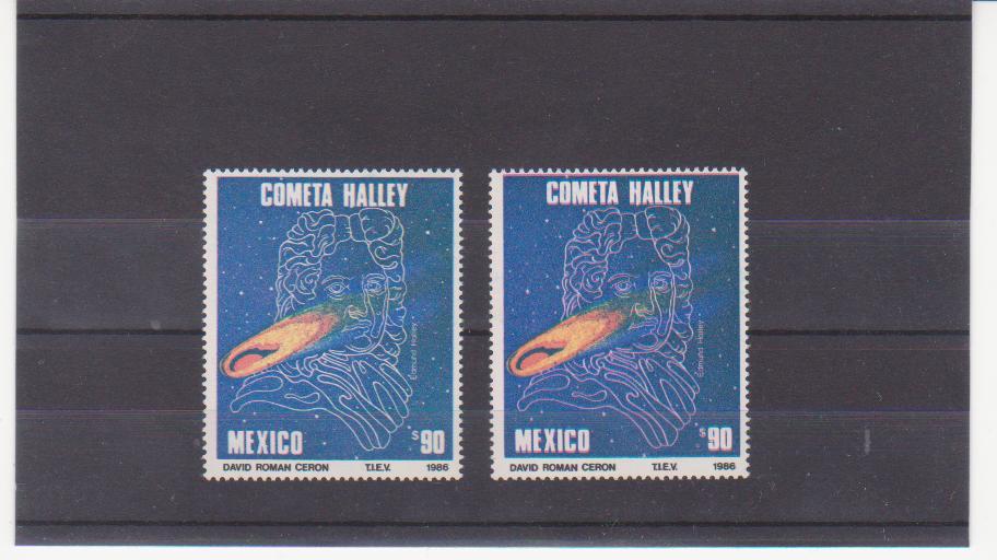 1986г. Мексика. Комета Гаппея. Разновидность:волосы красные.**
